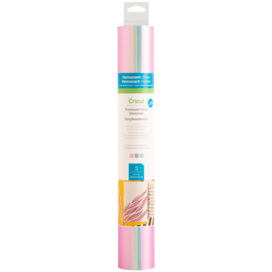 Purchase The Cricut Premium Vinyl Shimmer Cotton Candy Sampler At Michaels
